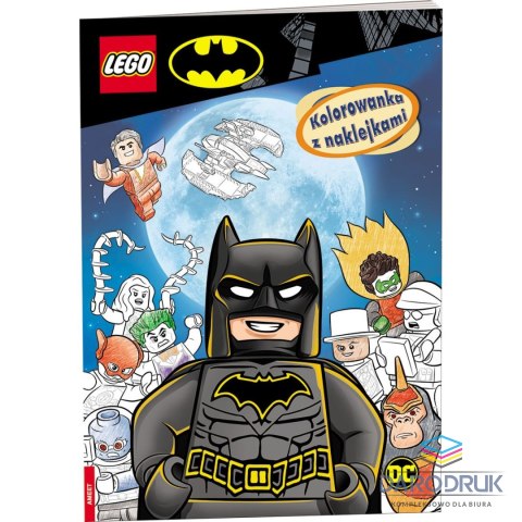Ameet Książka dla dzieci LEGO? Batman Kolorowanka z naklejkami Ameet (NA-6450)
