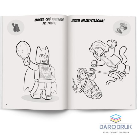 Ameet Książka dla dzieci LEGO? Batman Kolorowanka z naklejkami Ameet (NA-6450)