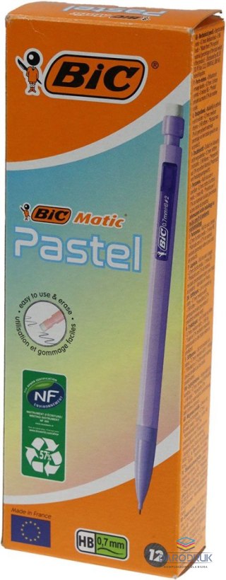 Bic Ołówek automatyczny BIC MATIC PASTEL 0,7 0,7mm Bic (511060)