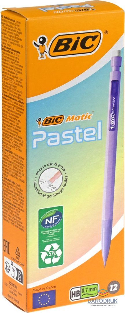 Bic Ołówek automatyczny BIC MATIC PASTEL 0,7 0,7mm Bic (511060)