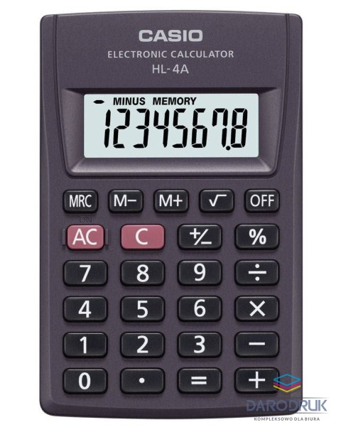 Casio Kalkulator naukowy podręczny Casio (HL-4A)