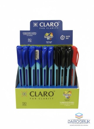 Claro Długopis Trion plus wkład mix 0,7mm Claro (CLA069)