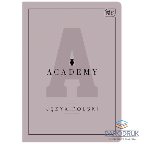 Interdruk Zeszyt tematyczny A5 ACADEMY 60k. 90g linia Interdruk (ZE60=POLACA)