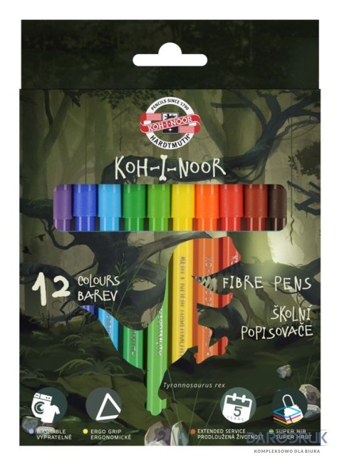Koh-I-Noor Flamaster 12 kol. Koh-I-Noor