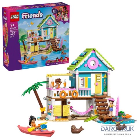 Lego Klocki konstrukcyjne Friends Domek na plaży z fokami Lego (42699)