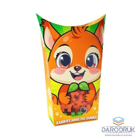 Marioinex Klocki konstrukcyjne Mini Waffle Pocket Pets Wiewiórka Marioinex (5903033906927)