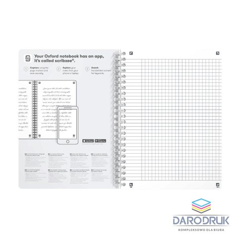 Oxford Notes (notatnik) A5 romance 60k. krata Oxford (400189441)