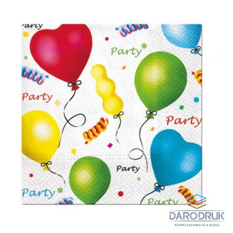 Paw Serwetki Lunch party mix papier [mm:] 330x330 Paw (SDL196000)