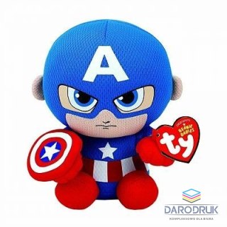 Ty Pluszak Beanie Babies Marvel Kapitan Ameryka [mm:] 150 Ty (TY41189)