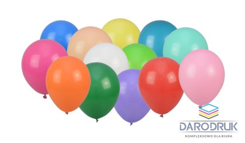 Arpex Balon gumowy pastelowe duże (6 szt.) mix 300mm Arpex (KB0026)