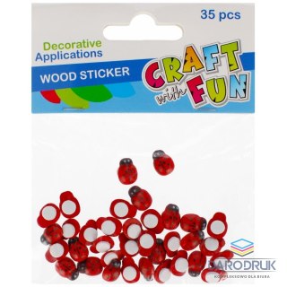 Craft Fun Ozdoba drewniana Biedronki Craft Fun (501440)
