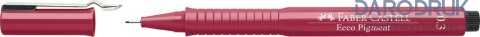 Faber Castell Cienkopis kreślarski Ecco Pigment wkład czerwony 0,3mm 1kol. Faber Castell (166351)