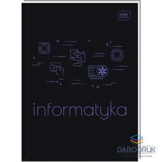 Interdruk Brulion A5 INFORMATYKA 80k. 70g krata Interdruk
