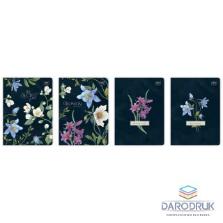 Interdruk Zeszyt A5 HYBRID FLORI 80k. 70g krata Interdruk