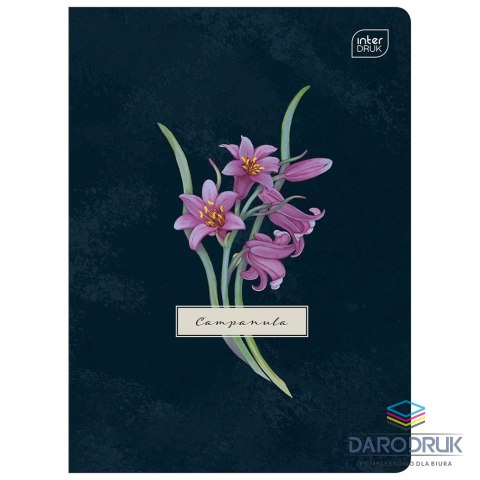Interdruk Zeszyt A5 HYBRID FLORI 80k. 70g krata Interdruk