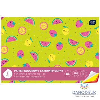 Interdruk Zeszyt papierów kolorowych B5 170g 8k Interdruk (ZEPKB5SP)