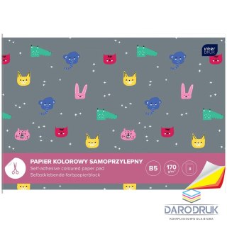 Interdruk Zeszyt papierów kolorowych B5 170g 8k Interdruk (ZEPKB5SP)