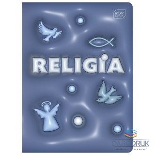 Interdruk Zeszyt tematyczny A5 HYBRID religia 60k. 70g krata Interdruk (+pigułka wiedzy)