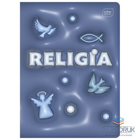 Interdruk Zeszyt tematyczny A5 HYBRID religia 60k. 70g krata Interdruk (+pigułka wiedzy)