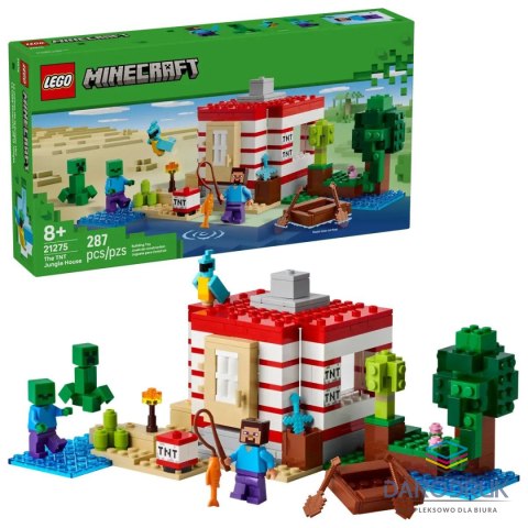 Lego Klocki konstrukcyjne Minecraft Dom TNT w dżungli Lego (21275)