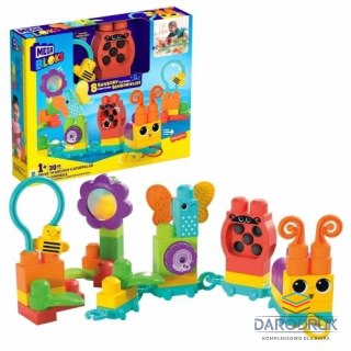 Mega Bloks Klocki plastikowe gąsieniczka do ciągnięcia Mega Bloks (HKN44)