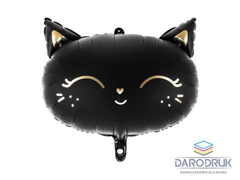 Partydeco Balon foliowy Kotek, 48x36cm, czarny 14cal Partydeco (FB84)