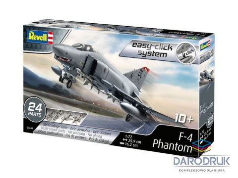 Revell Model do sklejania Samolot Easy Click F-4E Phantom Revell (03651)
