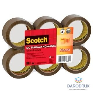 Scotch Taśma pakowa 50x66 [mm x m] brązowa Scotch (S5066F6)