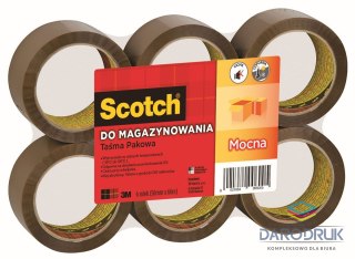 Scotch Taśma pakowa 50x66 [mm x m] brązowa Scotch (S5066F6)