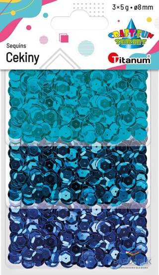 Titanum Cekiny Craft-Fun Series 8mm mix Titanum (BEF-008)