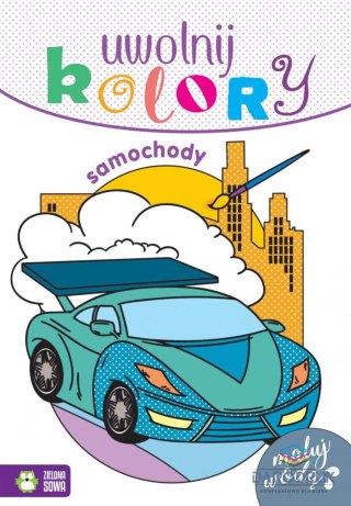 Zielona Sowa Książeczka edukacyjna Uwolnij kolory. Samochody Zielona Sowa