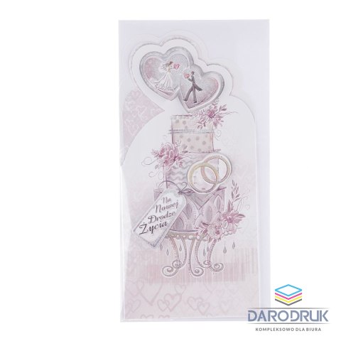 Ab Card Kartka składana DL ślub Ab Card (dl+)