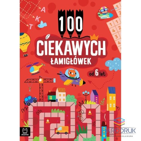 Aksjomat Książka dla dzieci 100 ciekawych łamigłówek Aksjomat