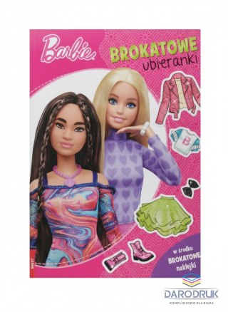 Ameet Książka dla dzieci Barbie. Brokatowe ubieranki. Ameet (SDLB 1105)