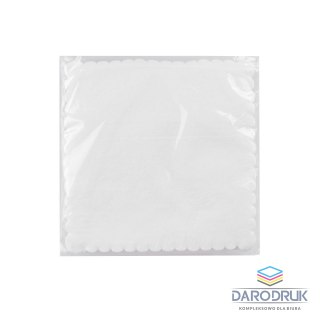 Arpex Serwetki gastronomiczne 15x15 cm biała bibuła [mm:] 150x150 Arpex (D2904)