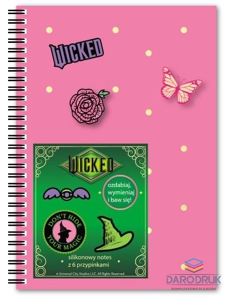 Beniamin Notes (notatnik) A5 Wicked 80k. krata Beniamin (3287)