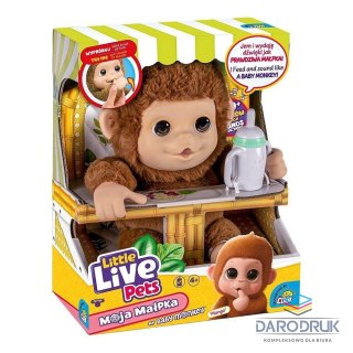 Cobi Pluszak interaktywny Little Live Pets Moja małpka Mango Cobi (26613)