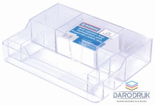 Donau Przybornik na biurko przezroczysty poliester Donau (7478001PL-00)