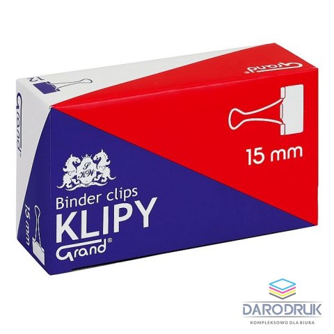 Grand Klipy 15mm czarny Grand (110-1091)