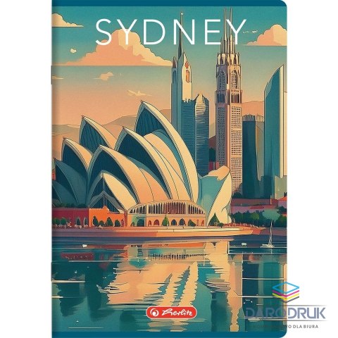 Herlitz Zeszyt A5 Retro City 60k. 70g linia Herlitz (400196846)