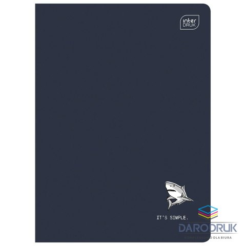 Interdruk Zeszyt A5 IT' SIMPLE KOL3= 16k. 70g trzy linie Interdruk