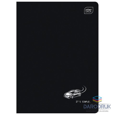 Interdruk Zeszyt A5 IT' SIMPLE KOL3= 16k. 70g trzy linie Interdruk