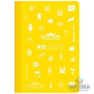 Interdruk Zeszyt tematyczny A5 Język niemiecki 60k. 70g krata Interdruk