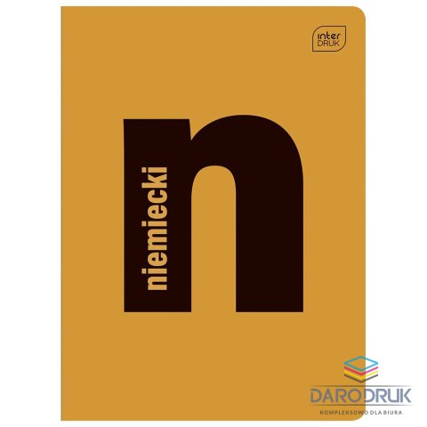 Interdruk Zeszyt tematyczny A5 Język niemiecki 60k. 70g krata Interdruk