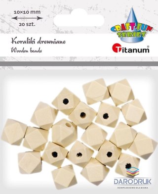 Titanum Ozdoba drewniana Craft-Fun Series koraliki Titanum (22TH401-10)
