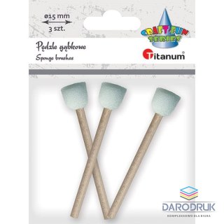 Titanum Pędzel Craft-Fun Series gąbka do malowania 1,5cm Titanum