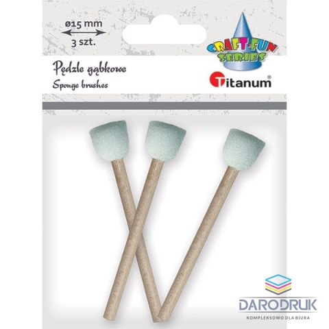 Titanum Pędzel Craft-Fun Series gąbka do malowania 1,5cm Titanum