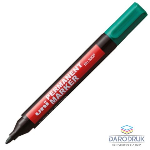 Uni Marker permanentny wkład zielony 1,0-3,0mm okrągła końcówka Uni (NO-320F)