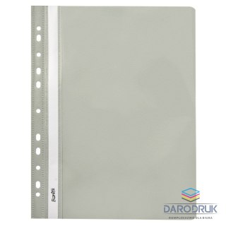 Bantex Skoroszyt A4 wpinany szary polipropylen PP Bantex (400076704)