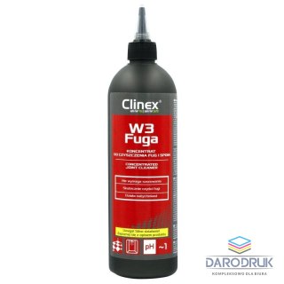 Clinex Koncentrat CLINEX W3 Fuga, do czyszczenia fug i spoin, 500 ml (CL77944)